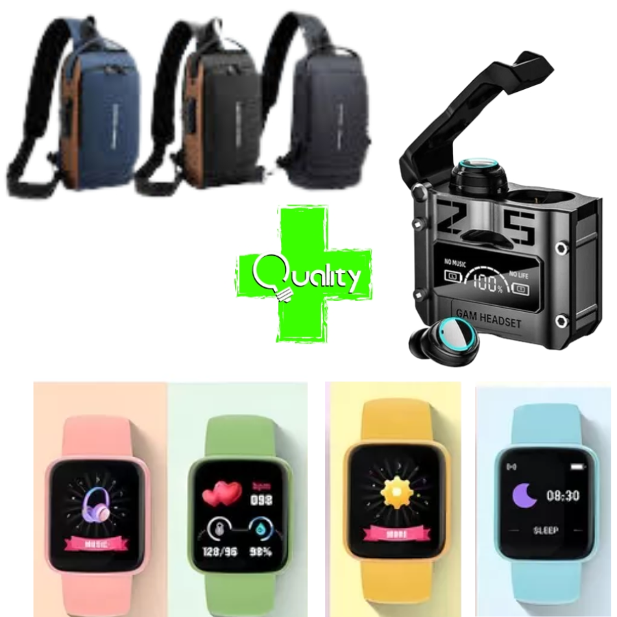 Canguro Antirrobo + audifonosm25 + reloj Y68